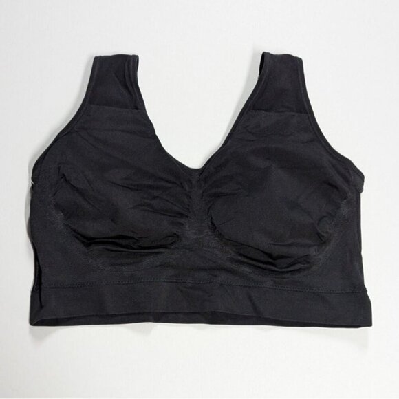 Truekind Everyday Throw-On Wireless Bralette 3XL 38DD/E 40D 42B 42C Black - Picture 8 of 8